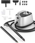 Steam Cleaner, Aspiron Steamer with 21 Accessories, Portable Multipurpose Steam Cleaner for Car 5 Mins Heating with 1.5L Tank, Heavy Duty Steam Cleaner Carpet and Upholstery, Floors, Tiles, Car