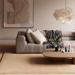 Neutral Rug 100% Wool Thick Scandi 