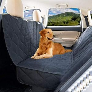 Petslover Polyester Waterproof Scratch-Proof Stain-Proof Nonslip Durable Seat Car Covers for Dog/Cat- Hammock Convertible (Black)