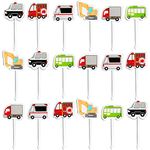 GET FRESH Vehicle Food Picks for Kids – 18-pcs Transport Vehicle Food Bento Picks Lunch Box Decoration for Kids and Toddlers – Automobile Bento Deco Children Toothpicks Set – Cars Party Food Picks Set