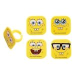 DecoPac Spongebob Squarepants Mood Faces Cupcake Rings - 24 pcs