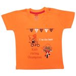 LuvLap Boy's Printed Regular Fit Half Sleeves T-Shirt (LLAMZGR0010_Multicolour-3 H/S T-Shirt-PO1-Set 1)