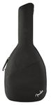 Fender Acoustic Guitar Gig Bag, Padded Guitar Case with a Comfortable Two-Piece Handle and Ergonomic Backpack Straps, Black