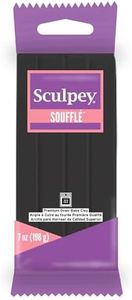 Sculpey Sculpey Souffle 7oz/198gm Poppy Seed Polymer Clay, Black