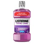 Listerine Total Care Antiseptic Mouthwash for Gingivitis and Teeth Plaque - Contains Thymol, Menthol, and Eucalyptol as essential oils - 1.5L, purple