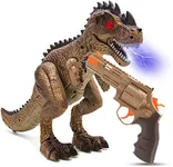 Greenbo Robot Dinosaur Toy - Cool Walking Dinosaur Toys for Kids 3-5, Fun T Rex Battle Attack Shooting Action Figure, Multifunction Dinosaur Robots for Boys 4-7