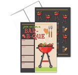 Stonehouse Collection | BBQ Invitations | Bar-B-Que Invites with Envelopes - Picnic, Outdoor, Grill (BBQ Grill)