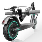 Keemigo Electric Scooter, 350W Motor, 8.5" Tires,Top Speed 25Km/h,33km Long-Range,Electric Scooter for Adults with Dual Lighting System and Drum Brake,Smart APP Control(D8 Pro Blue 33KM)