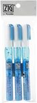 KURETAKE Zig Corporation Zig 2-Way Glue Pen SQZ/RLL 3P, Squeeze & Roll, One Size