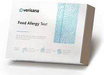 Verisana Food Allergy Test – 44 Foods Including Dairy, Meat, Fish, Grains, Fruit, Vegetables and Nuts