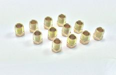 The Stop Shop Inverted Flare Tube Nut for 5/16" Tube (1/2-20 Threads) (Pack of 12)