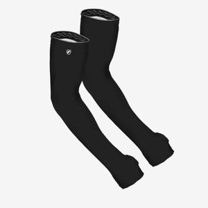 FARMER'S DEFENSE Gardening Arm Sleeves|UV Cooling Protective Sleeve Women & Men|Anti-Scratch Cover Sun UPF Outdoor Protection - Black - S/M