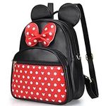 Dksyee Cute Red Backpack for Girl B