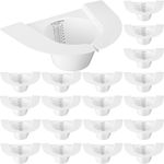 TrelaCo 25 Pack Urine Hats for Toilets Stool Sample Collection Kit Urine Collection Hat Urine Collector Specimen Cups Pee Urine Sample Cup Containers for Women and The Elderly, 27oz/ 800cc