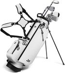 Golf Stand Bag – 2025 Upgraded Version with Cooler Pocket, Glove Patch & Tee Holder, Lightweight Sunday Golf Bag for Men & Women