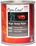 New Coat High Temp Paint 500ml Restores That Black Satin Finish to Stoves, Flues and BBQs Perfect for Heat-Exposed Metal That’s Rusting or Needs a Fresh Coat