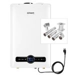 Onsen 26L Propane Residential Tankless Water Heater + 3" Vent Kit - 6.9 GPM, 180K BTU Indoor Heater with Direct Vent System - Freeze Protection, Electronic Ignition - CSA-Approved for USA & Canada