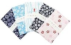 MIYAMOTO Japanese Traditional Towel "Tenugui" Small Pattern 5 type set Basic pattern-3