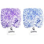 CAD Detailing Microfibre Car Wash Mitt | 2 Pack Car Cleaning Mitt | Ultra Soft, Anti Scratch Car Cleaning Gloves with Elastic Wrist Cuffs | Ideal Car Cleaner, Better Than Car Wash Sponge