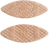 Trend 1000pcs Certified Beechwood No. 20 Joining Biscuits for Woodworking, Joinery, Furniture Framing, BSC/20/1000