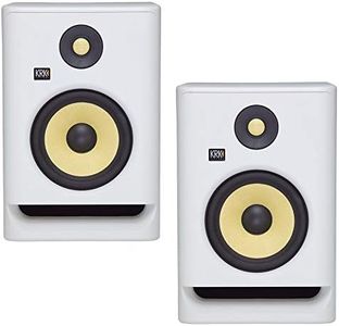 KRK RP5 Rokit 5 G4 Professional Bi-Amp 5" Powered Studio Monitors, White Noise - PAIR