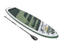 Bestway Hydro-Force Inflatable SUP, Kahawai Stand Up Paddle Board with Paddle, Carry Bag and Pump, 10ft 2