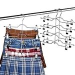 Szxc 2 Pack Skirt Pants Hangers wit