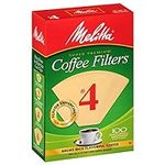 Melitta #4 Cone Coffee Filters, Nat