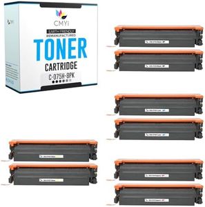 CMYi 075H Combo Pack Replacement Toner Cartridge for Canon imageCLASS LBP646Cdw, LBP647Cdw, MF662Cdw, MF663Cdw, MF665Cdw Printer (2 Black, 2 Cyan, 2 Magenta, 2 Yellow)