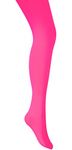 Mysasi Children's 40 den.opaque Tights 9-11 years Neon Pink.