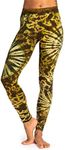 PANASIAM Leggings batik2, CS04 Olive Green Tones, M