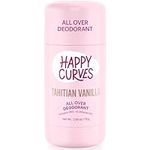 HAPPY CURVES Whole Body Aluminum-Free Deodorant for Women - Long Lasting Invisible Layer of Protection, Sweat Control, Feminine Deodorant for Sensitive Skin and Private Parts (Tahitian Vanilla)