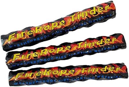 Coopers Bay FireRope Tinder - The Ultimate Weatherproof Emergency Firestarting Material - Hiking Accessories for Camping, Backpacking and Survival (3)