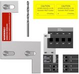 Generator Interlock Kit Compatible with ITE,Gould and Murray 150or 200Amp Panel，for Siemens 150 Amp Panel，1 1/4 Inch Spacing Between Main Circuit Breaker and Generator Circuit Breaker，Interlock