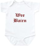 CafePress Wee Bairn Infant Bodysuit Infant Bodysuit Baby Romper Cloud White