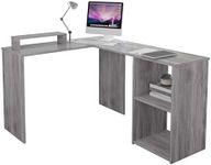 EUCO Computer Desk,Grey Office Desk