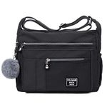 Crossbody Bag for Women Nylon Lightweight Water Resistant Purses for Women RFID Pockets Shoulder Bag Womens Travel Purse