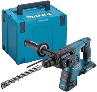 Makita DHR263ZJ Twin 18V Li-Ion LXT Rotary Hammer SDS Plus Supplied in A Makpac Case - Batteries and Charger Not Included Small,Blue