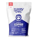 Sleepy Owl Ground Coffee for French Press | 100% Arabica Beans | Medium Roast - Original Flavour | Coarse Grind for Fresh Hot & Cold Brew | Premium Roasters | 250 gm | Chikmagalur Origin