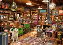 General Store Jigsaw Puzzle 1000 Piece by Vermont Christmas Company - Fully Interlocking & Randomly Shaped Pieces - 26 5/8" x 19 1/4"