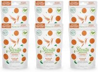 Stevita Hard Candy, Outrageous Orange - Pack of 6 - Sugar & Aspartame Free - Naturally Flavored & Sweetened - Non-GMO, Gluten Free, Keto Friendly