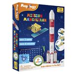 Imagimake Mapology Mangalyaan | Isro Rocket Model & Satellite | Astronaut Toy | Educational Toys for Kids 5+Years | 3D Puzzles | Gifts for 5 Year Old Boy & Girl, Multi-Coloured