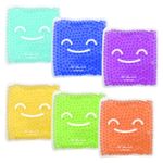 Small Ice Packs, Gel Ice Packs for Injuries Hot & Cold Ice Packs Bulk Reusable Gel Bead Ice Pack Cold Compress for Pain Relief (6 Count (Pack of 1))