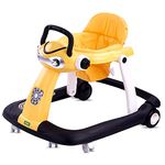 Baybee Lilo Baby Walker for Kids, Baby Activity Walker with LED Light, Music, Rotating Gears & Easy Grip Push Handle | Kids Walker for Baby Toddlers| Baby Walker for 0 to 2 Years Boy Girl (Yellow II)