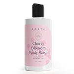 Arata nourishing Body Wash with Cherry Blossom Fragrance | Daily Calming Body Wash for Men & Women | Gently Cleanses | Natural, Vegan & Cruelty-Free| 300ml