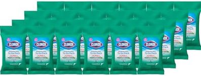 Clorox Disinfecting On The Go Travel Wipes, Household Essentials, Fresh Scent, 9 Count, Pack of 1 (Package May Vary)