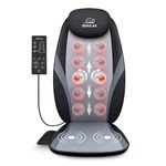 Snailax Back Massager with Heat - Massage Chair Pad Deep Kneading Full Back Massager Massage seat Cushion for Home Office use