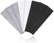 Buyisgle Workout Headbands for Women Non Slip - 8PCS Elastic Sport Head Bands for Women's Hair, Sweat Headband for Athletic Yoga Running Gym