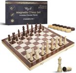 Wooden Magnetic Chess Set | 15 Inch