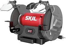 SKIL 3.0 Amp 8 In. Bench Grinder with Built-in Water Cooling Tray & LED Work Light - BI9502-00